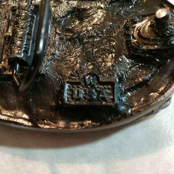 New Pewter Desert Storm USA Belt Buckle Made in USA Serial Number 9106 - Picture 4 of 9